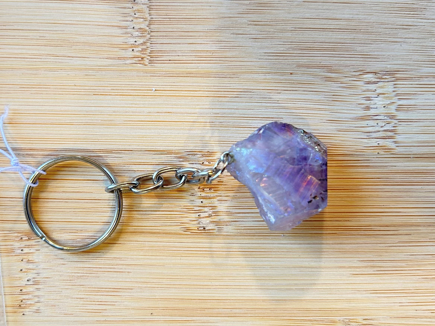 Amethyst Aura - Key Ring