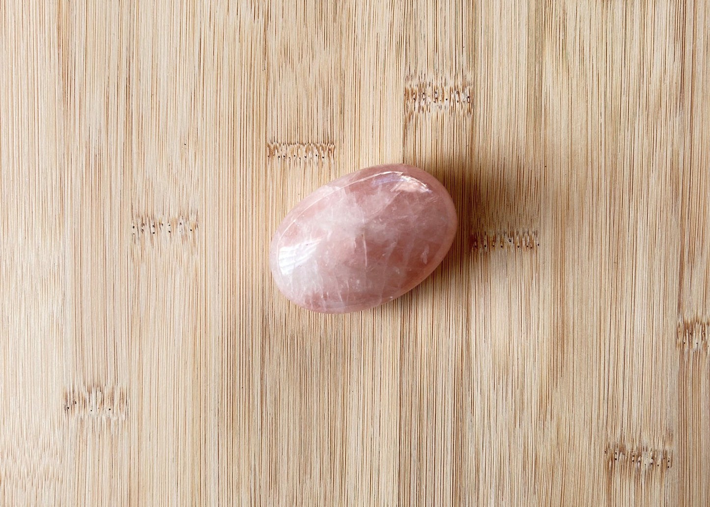 Rose Quartz - Palm Stone
